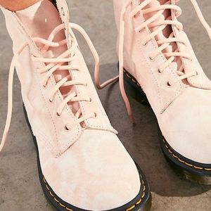 SUEDE TIE DYE PINK DR.MARTEN BOOTS